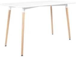 Mesa de Refeição HAPPY GARDEN Pia (Branco - Plástico - 120 x 70 x 75 cm)