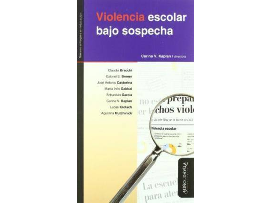Livro Violencia Escolar Bajo Sospecha de Carina Kaplan (Espanhol)