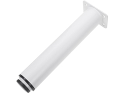 Pés De Apoio Ajustáveis Em Metal Branco Para Móveis, Ideais Para Cama, Sofá, Cômoda E Mesa De Centro Conjunto Com 2 Peças
