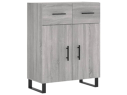 Aparador 69,5x34x90 cm Derivados de Madeira Cinzento Sonoma MAISON EXCLUSIVE