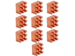 10 Peças Dissipador de Calor Pequeno P8x5x8 para Cpu Pcb Amplificador Aparatos Eléctricos