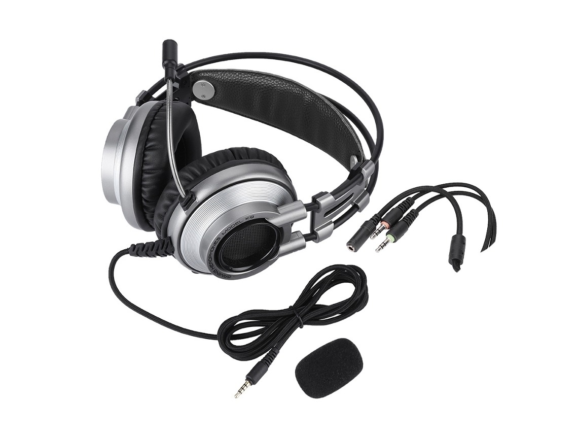 Fones de Ouvido Gaming LAXISCREED K9d Cinza Ferro