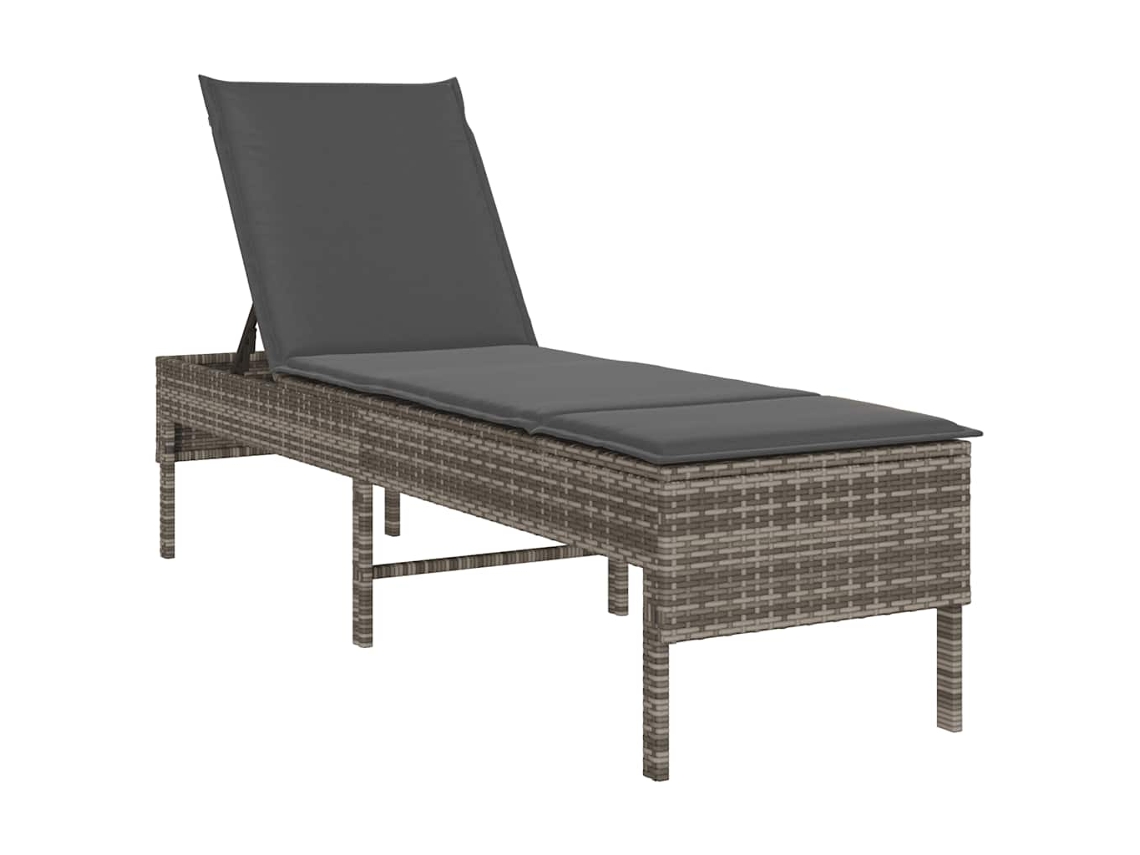Sun Lounger, Sun Loungers Vidaxl Cinzeto Rattan / Vime (n/a)