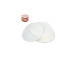 500 Folhas De Papel Antiaderente, Diâmetro 12,5 Cm, Para Bife Picado, Frigideira Hambúrguer