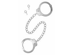 Conjunto de Amarras e Algemas FETISH TENTATION Prateado