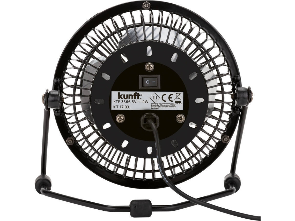 Ventoinha de Mesa KUNFT KTF3366 (1 velocidades - 4 W - Diâmetro 10 cm)