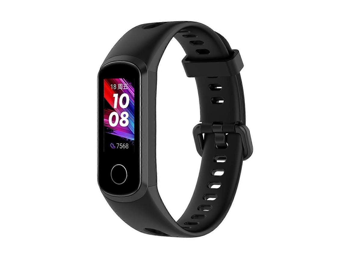 Pulseira De Silicone Com Fivela Metálica Para Huawei Honor Band 5i / Band 4, Tamanho Único (rosa Flor De Cerejeira).