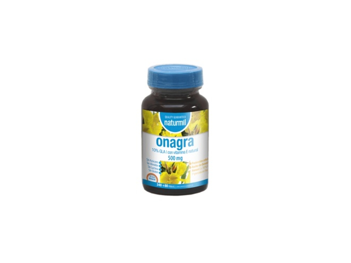 Prímula Noturna 500 mg 340+80 Pérolas NATURMIL