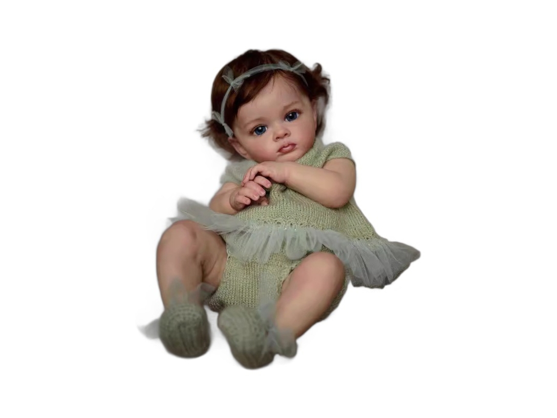 22 Polegadas Simulação Bebê Renascido Boneca Menina Boneca Brinquedo