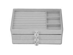 Caja Organizadora De Joyas De Acrílico Com 3 Gavetas Para Armazenamento