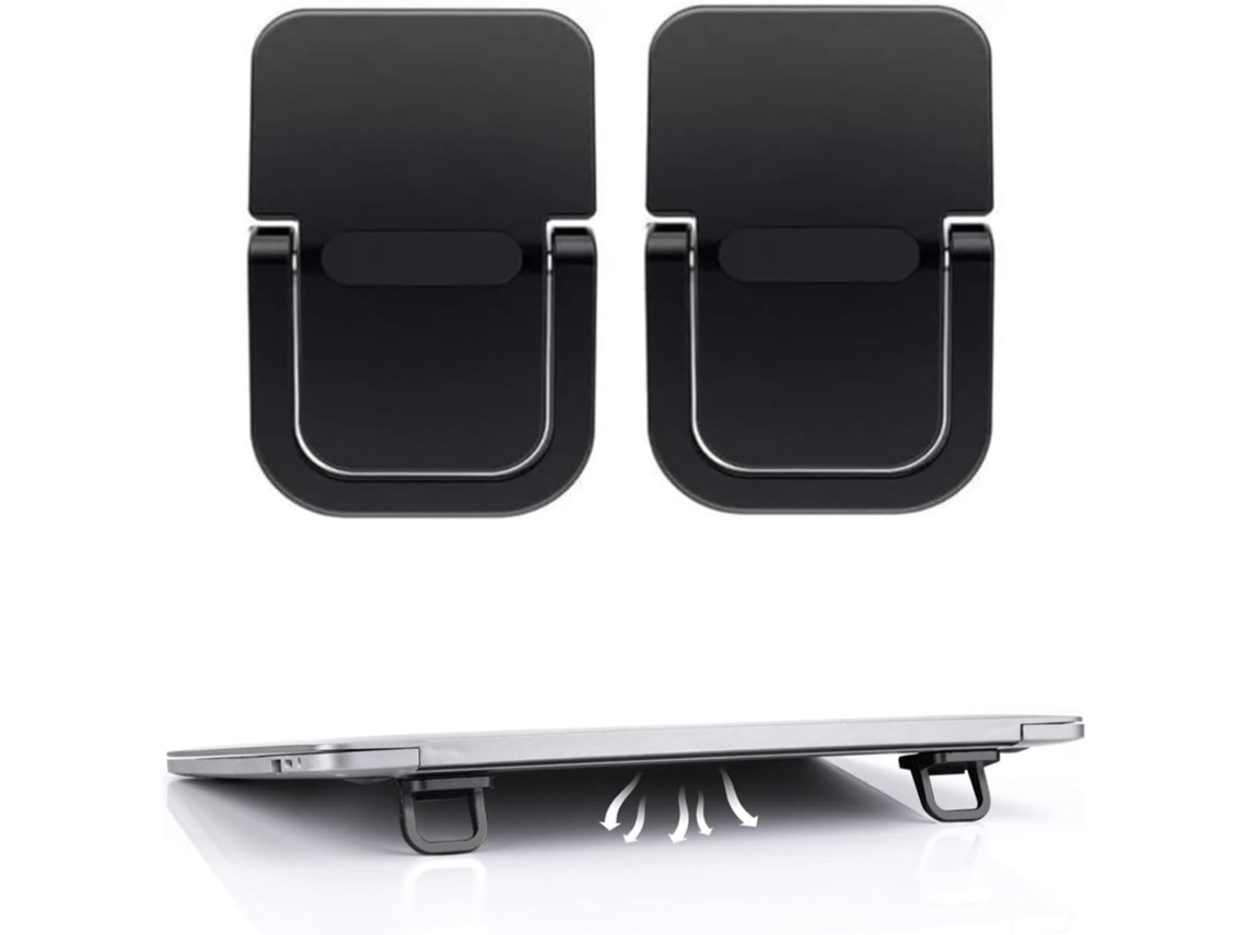 Lurelia Mini Suporte Para Portátil Dobrável, Ergonómico, Com Ventilação, Em Silicone, Compatível Com Tablet