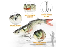 Isca Artificial Minnow Taruor 140mm 8 Segmentos