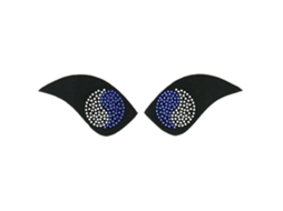 Patch de Strass Ying&Yang Azulequitheme