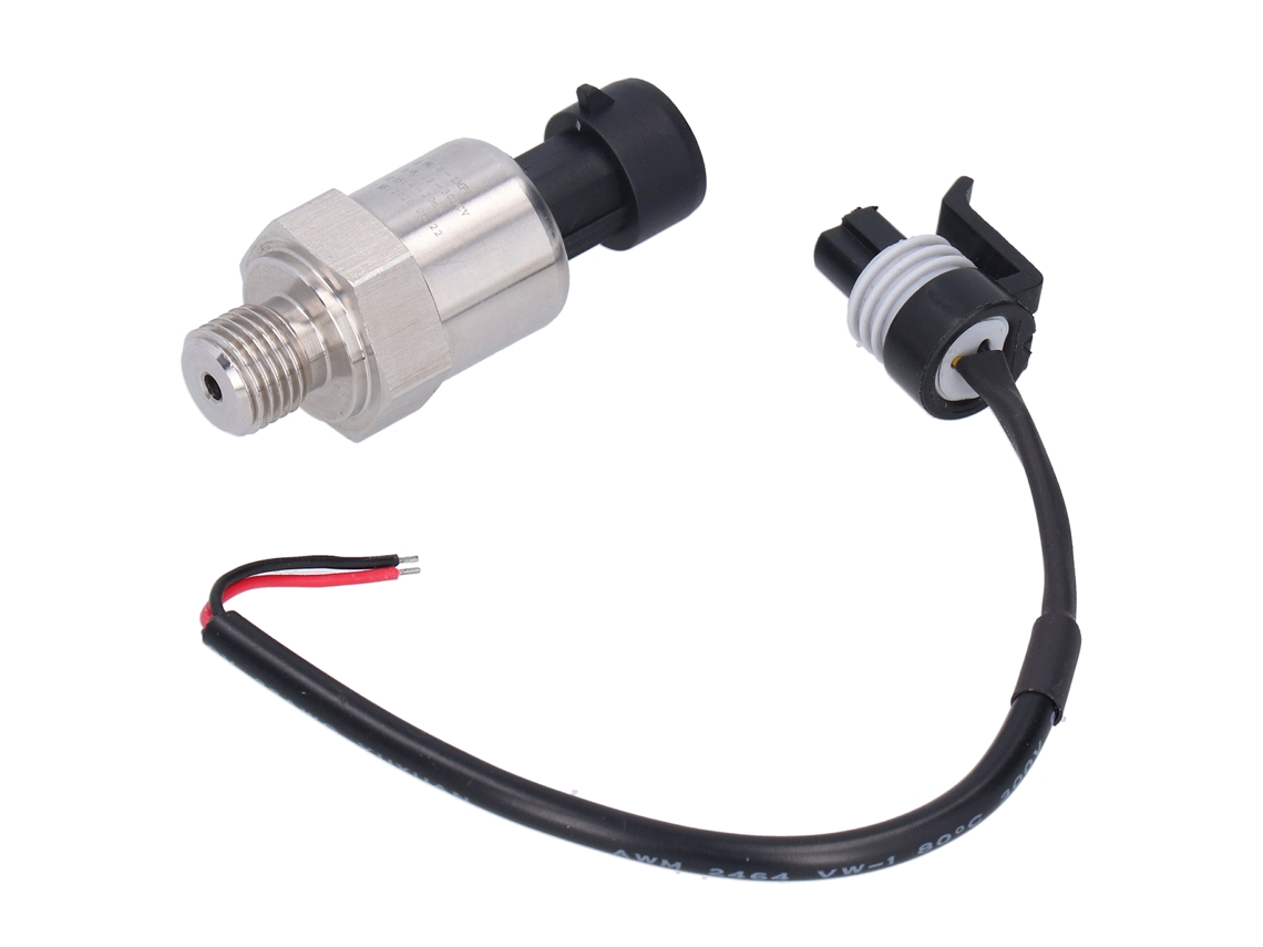 Sensor De Pressão Laxiscreed Com Transmissor De 1/4" Para Água, Ar E Óleo, Alimentação Dc 12-24v