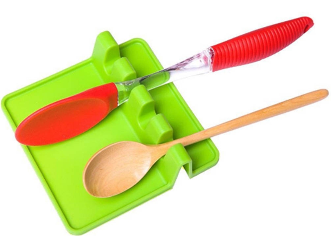 Suporte de Cozinha WJS Utensílios Verde (14 x 14 x 4cm)