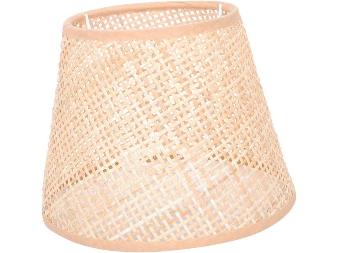 Soquete De Madeira E Ferro Para Lâmpada E27/e14 Em Rattan Trançado, Estilo Simples, Para Sala De Estar.