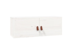 Wall Cabinet, Wall Cabinets Vidaxl Branco Madeira De Pinho (n/a)