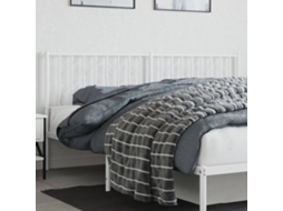 Vidaxl Cabeceira De Substituição 180 Cm Metal Branco