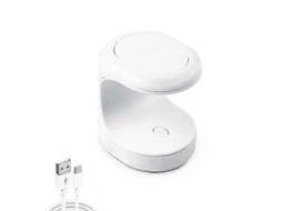 Mini lâmpada LED UV branca para unhas, secador de unhas portátil com aplicador de dedo e lâmpada de cura elétrica LY EBIKE