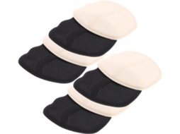 Conjunto De 4 Pares Palmilhas Calcanhar Femininas Com Amortecimento Para A Parte Frontal E Traseira Do Pé Proteção