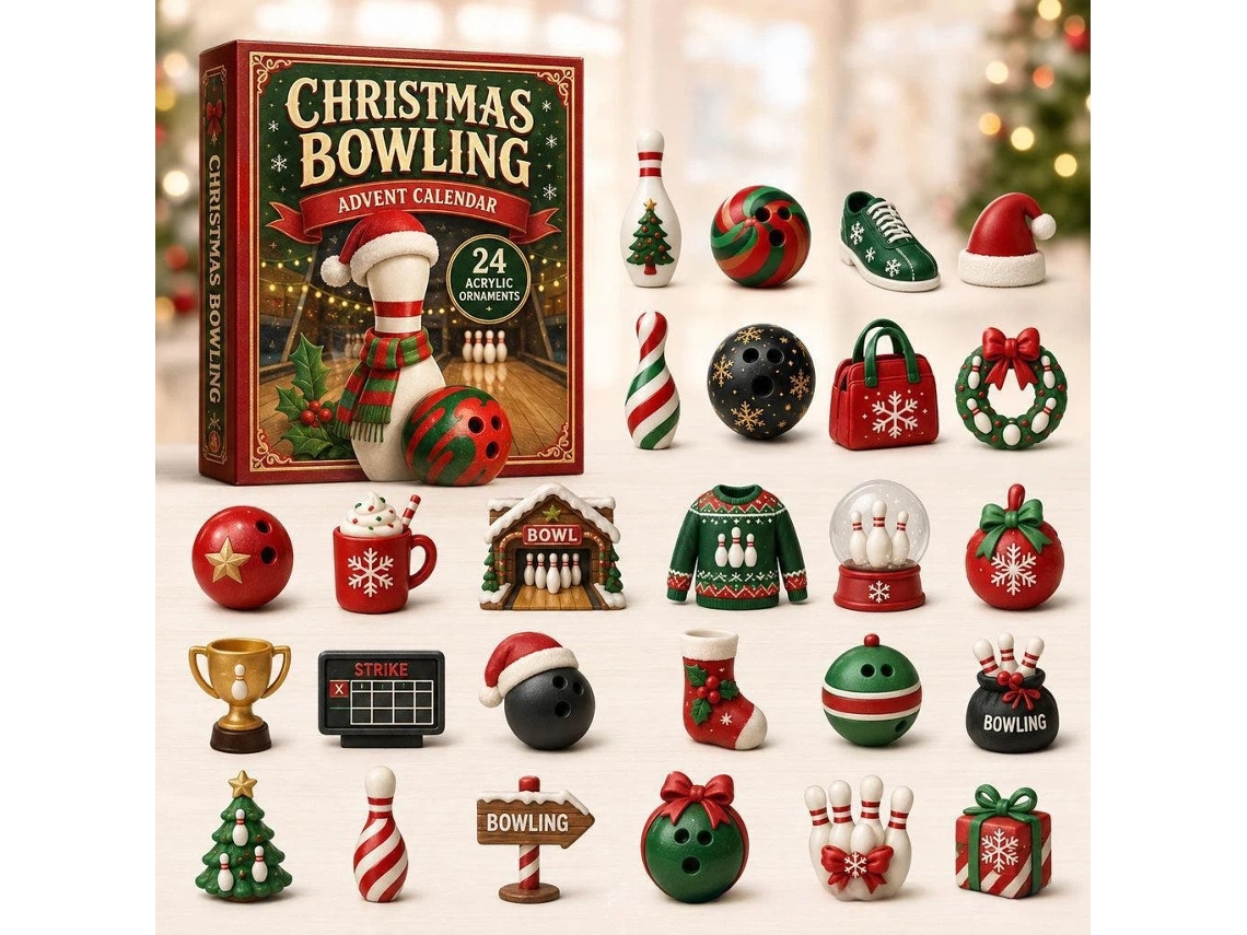 Calendário Do Advento 2d 2026 (bowling De Natal)