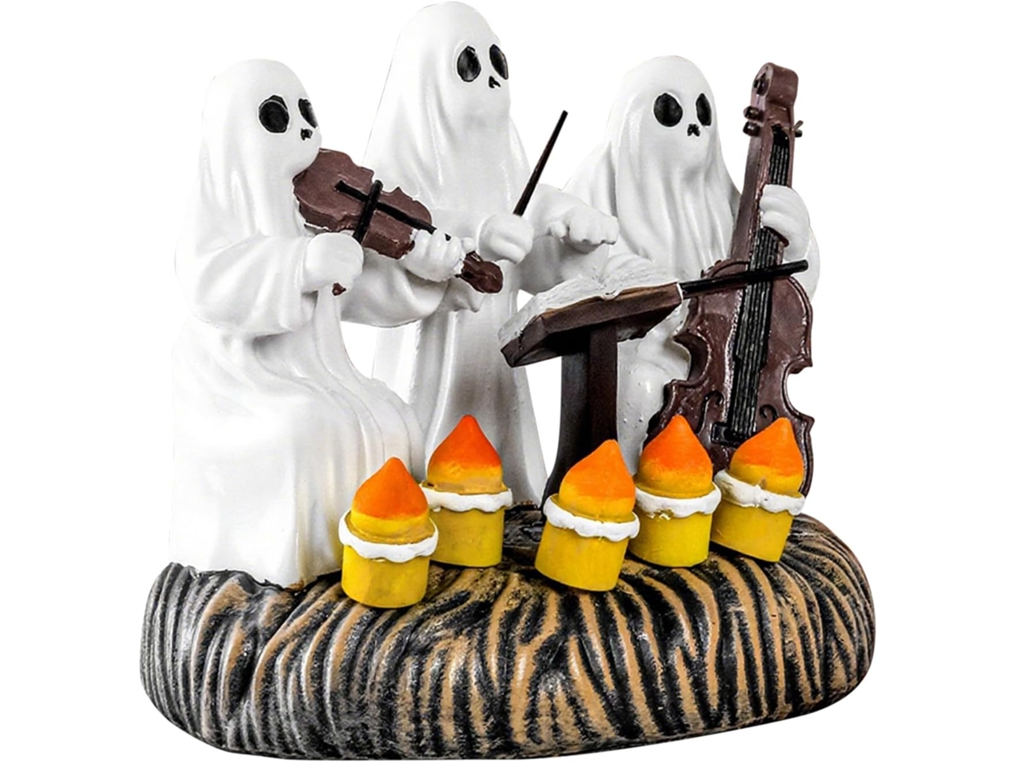 Estatueta De Fantasma Decorativa, Estátua Fofa E Assustadora De Resina, Enfeite Assustador Para Escr Gokoco