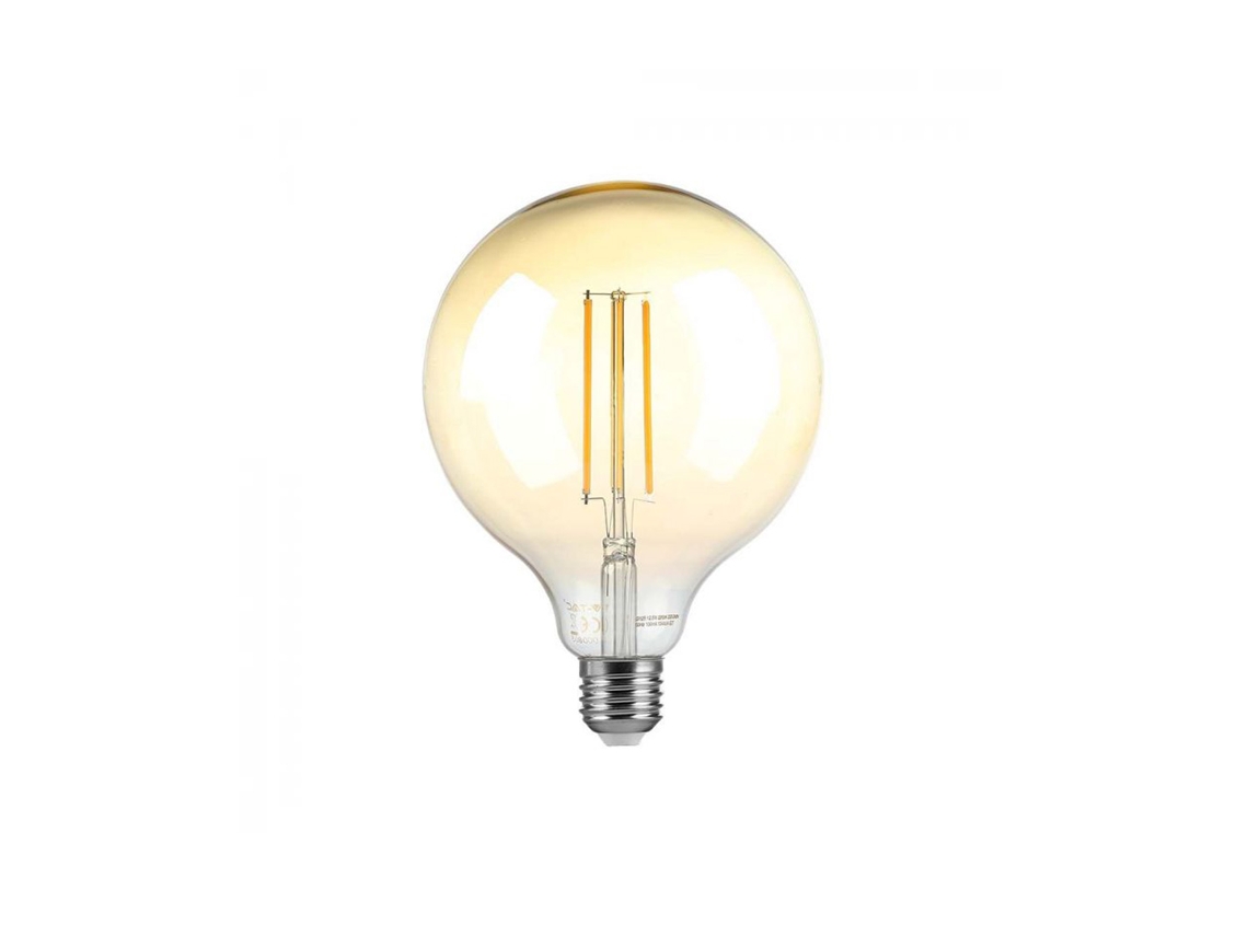 Lâmpada Led G125 Dim 8w 2200k E27 Âmbar V tac VTAC
