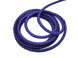 Cabo Elastico Branco/azul 8mm