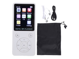 Aetheria reprodutor Mp3 Sem Fio Bluetooth Tela 1.8 Polegadas Reprodução 5h Som Hi fi Portátil Branco