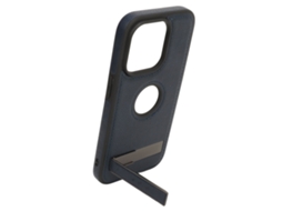 Capa de Celular Exclusiva do Chile para Apple Iphone 14 Pro Capa Protetora de Couro Padrão Azul Escuro EOOCOO (suporte Anti impacto)