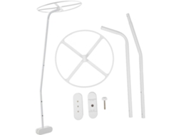 Suporte De Metal Branco Para Mosquiteiro Berço, Alta Capacidade De Carga, Seguro E Resistente