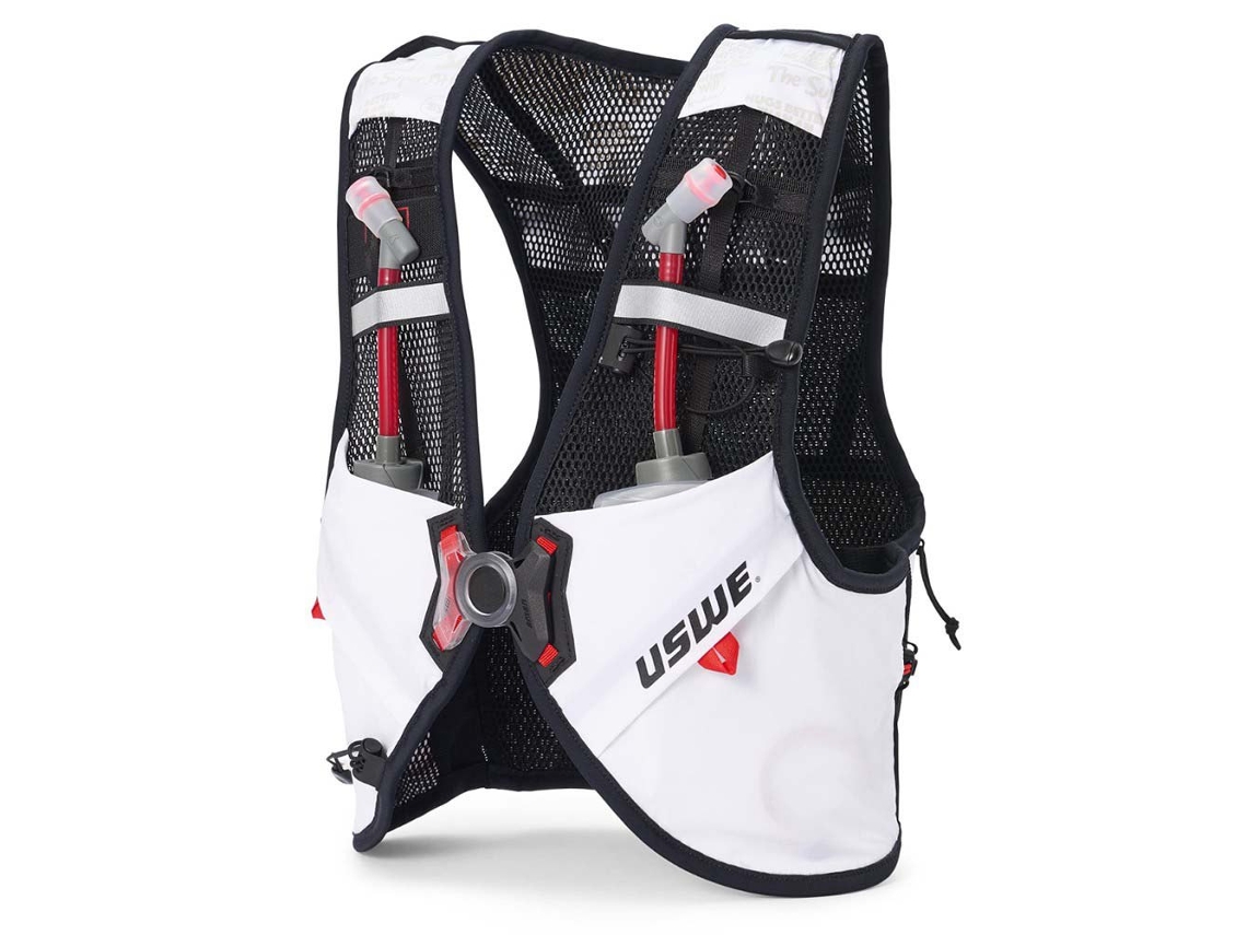 Colete Hidratação Pace Trail Running 8L Branco Luswe