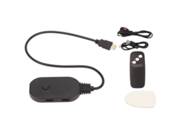 Switch Hdmi 3 Em 1 Out 4k 60hz 18gbps Com Controle Remoto Interface Multimídia Hd