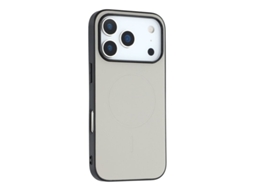 Capa X-level Para Iphone 17 Pro Magsafe Em Pc, Tpu E Pu Cinza