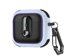 Estojo Magnético Armor Para Fones De Ouvido Sem Fio Airpods 4 Com Trava De Segurança