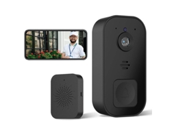 Campana de Porta Inteligente sem Fio com Câmera WiFi | S/MARCA