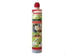 Resina Híbrida para Hastes Roscadas Fis Ht Ii 300 T Cartucho Tom Pedra 300Ml 520104 FISCHER