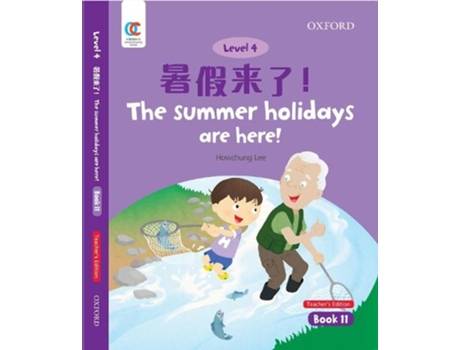 Livro the summer holidays are here de howchung lee (inglês)