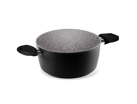 Caçarola De Indução Aeternum Y0e6 C20200 Black Pearl 20 Cm, Adequado Para Indução, Alumínio (2 Alças)