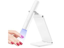 Lâmpada Uv para Unhas de Gel Mini Lâmpada Led Uv Recarregável com Suporte LY EBIKE (2024)