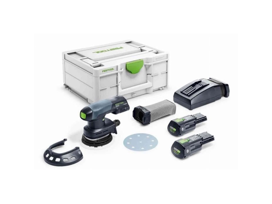 Lixadeira Excêntrica Híbrida Etsc 125 3.0 I-Plus Sem Fio Bateria 18V 10000 Rpm 125 Cm2 FESTOOL