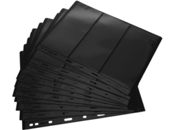 Toyvian 10 Feuilles Noires Double Face Para Álbum De Timbres Pages Mobiles Para Coleção De Timbres Petite