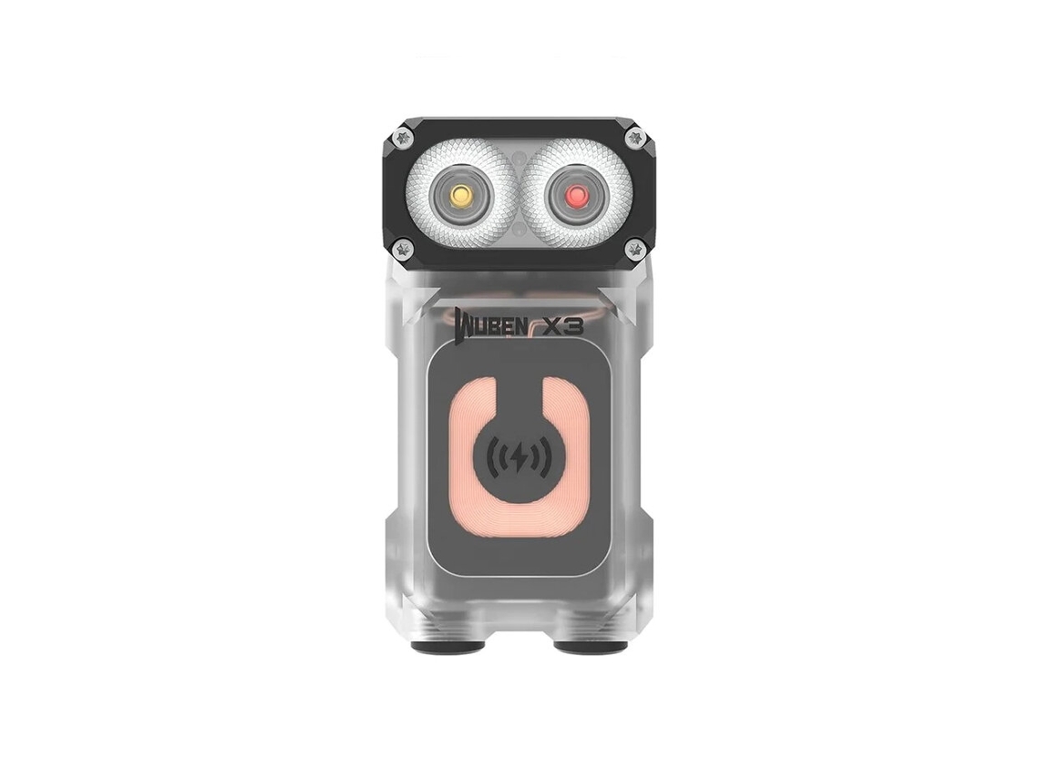 Lanterna De Chaveiro Led Mini Coruja Wuben X3 Owl 700lm Com Cabeça Giratória De 180°, Melhor Lanterna Edc Com Base De Carregamento Sem Fio, Mini