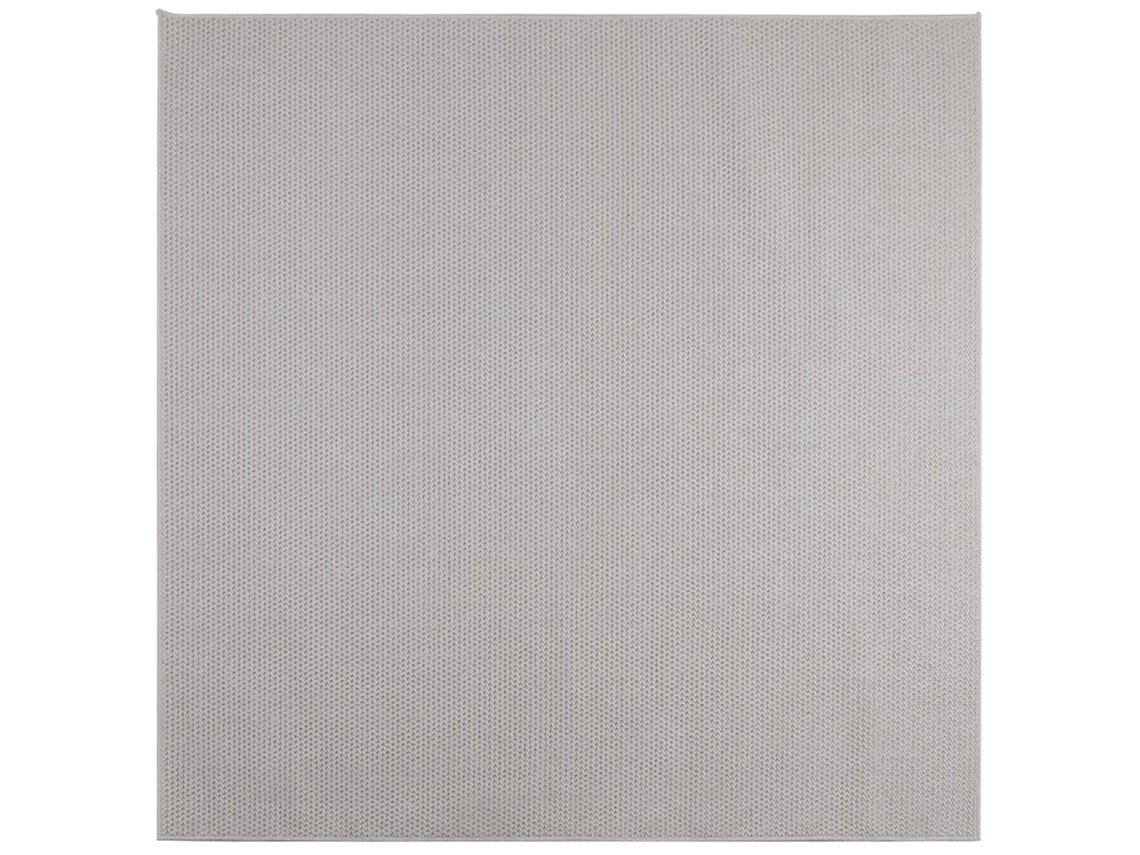 Tapetes de Área Quadrado Lugo Creme 200 X 200 Cm Poliéster VIDAXL