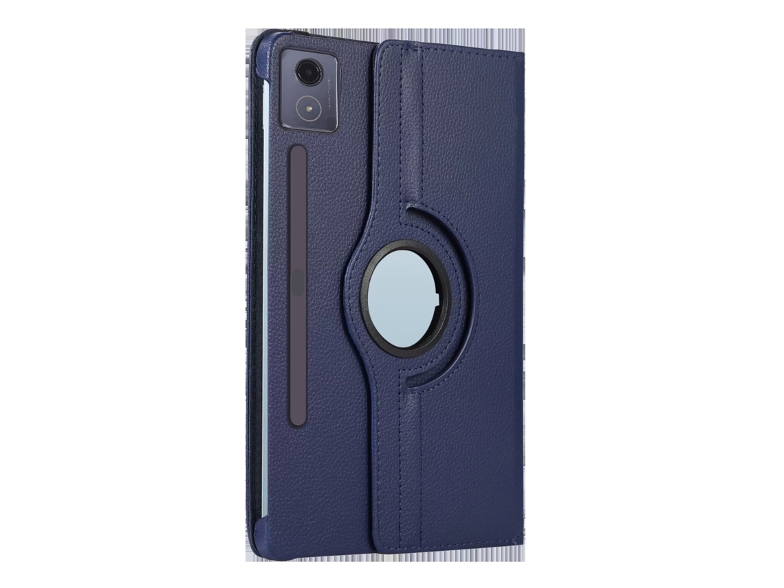 Capa Para Tablet Lurelia, Compatível Com Lenovo Xiaoxin Pad Pro 12.7 Gen 2 Tb373fu/tb375fc, Anti Rotação 360°. (2025, Azul Escuro, Couro Sintético
