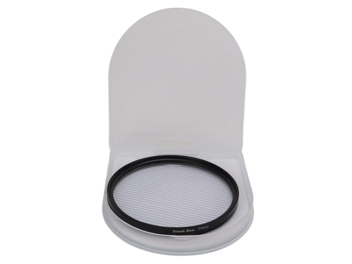 Junestar Blue Streak Special Effects Filter With Aluminum Alloy Frame Camera Accessories 77mm LAXISCREED
