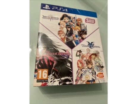 Jogo para PS4 Contos Da Edição Definitiva 3 s Versão Francesa Vesperia + Berseria + Zesteria