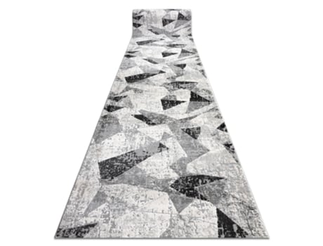 Passadeira DYWANY LUSZCZOW Moderno Tuls Geométrico Cinzento (120x160cm)