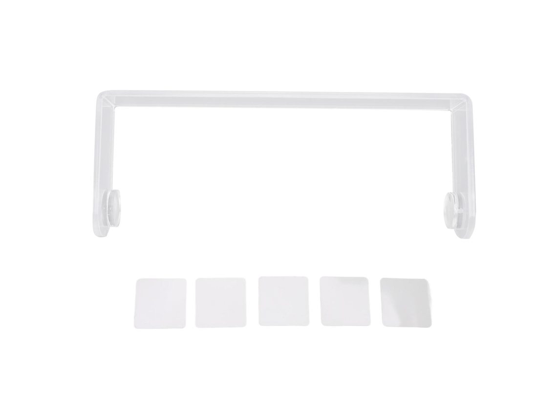Porta Toalha Papel Acrílico Autoadesivo Para Armário Cozinha