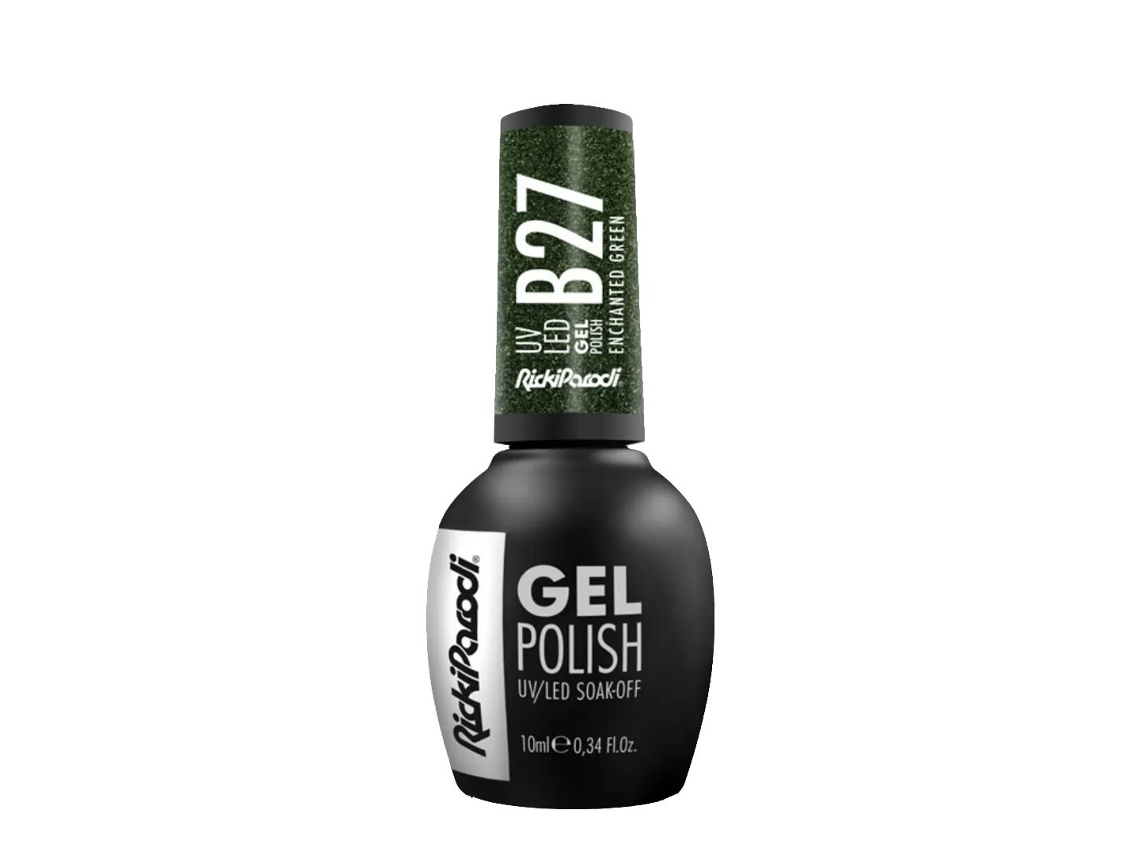 Verniz de Unhas de Gel B27 Enchanted Green 10ml RICKIPARODI